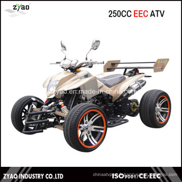 250cc Street Legal EEC Racing Quad ATV avec roue en alliage de 12 pouces / 14 pouces Refroidi à l&#39;eau